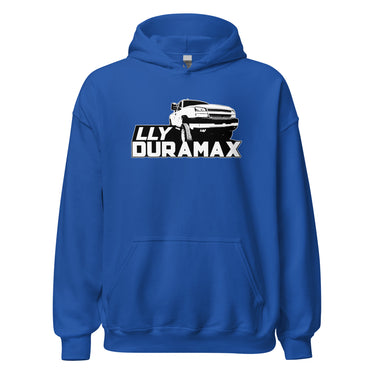 LLY Duramax Truck Hoodie Sweatshirt in royal